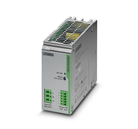 منبع تغذیه صنعتی فونیکس کنتاکت تک فاز 24 ولت 10 آمپر